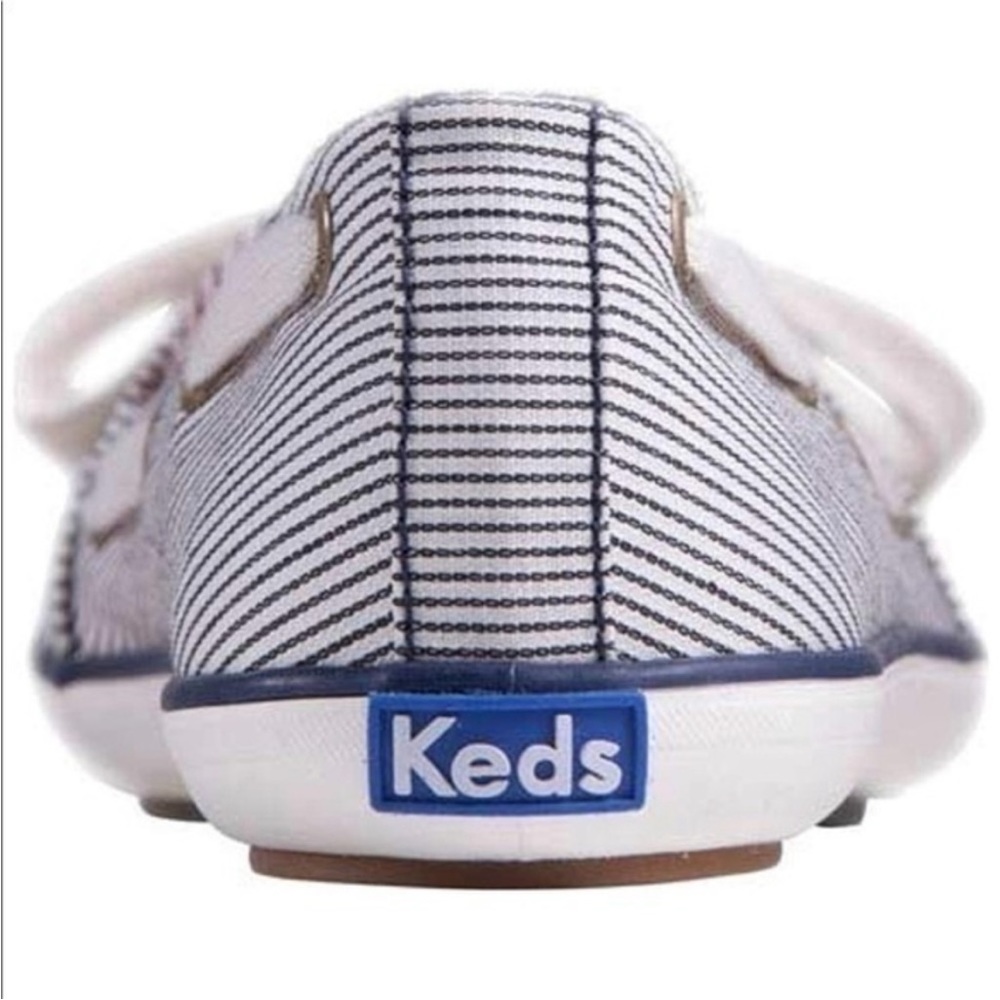 Keds Teacup Railroad Stripe Boat Shoe